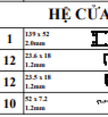HỆ CỬA BẢN LỀ SÀN 