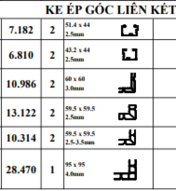 KE ÉP GÓC NS-55